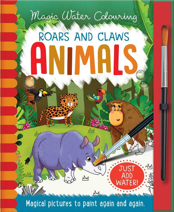 Roars and Claws Animals (Magic Water Colouring) (Jenny Copper)