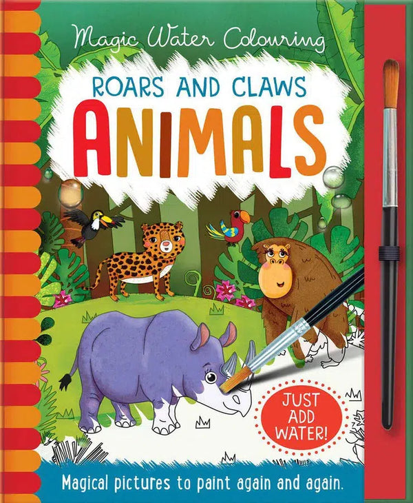 Roars and Claws Animals (Magic Water Colouring) (Jenny Copper)