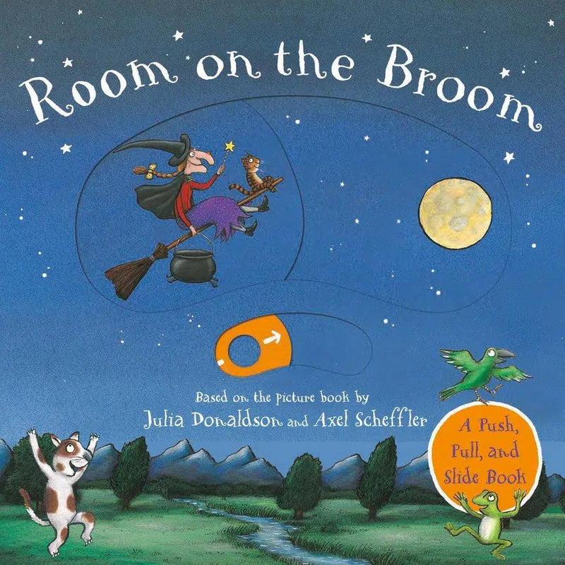 Room on the Broom Push-Pull-Slide-Children’s / Teenage fiction: General and modern fiction-買書書 BuyBookBook