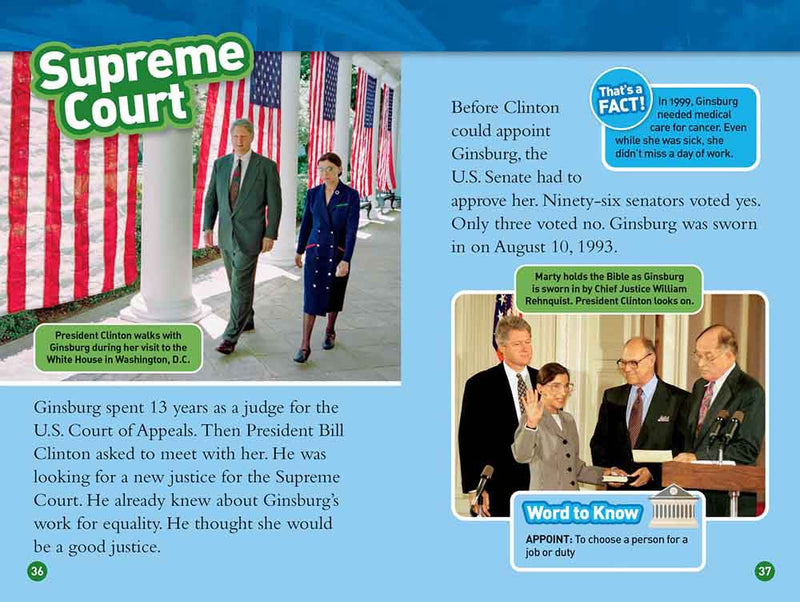 Ruth Bader Ginsburg (L3) (National Geographic Kids Readers) - 買書書 BuyBookBook