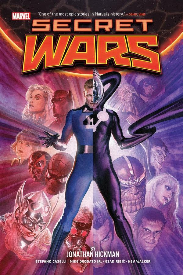 SECRET WARS BY JONATHAN HICKMAN OMNIBUS ALEX ROSS REED RICHARDS COVER