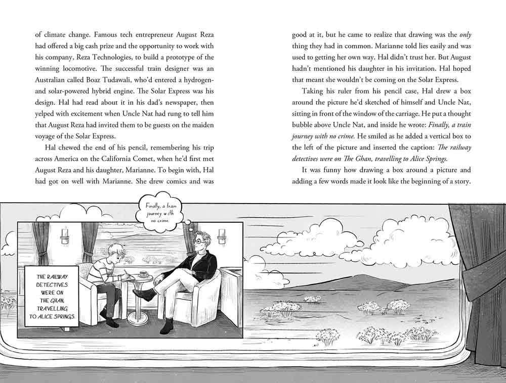 Adventures on Trains #5 Sabotage on the Solar Express (M. G. Leonard) - 買書書 BuyBookBook
