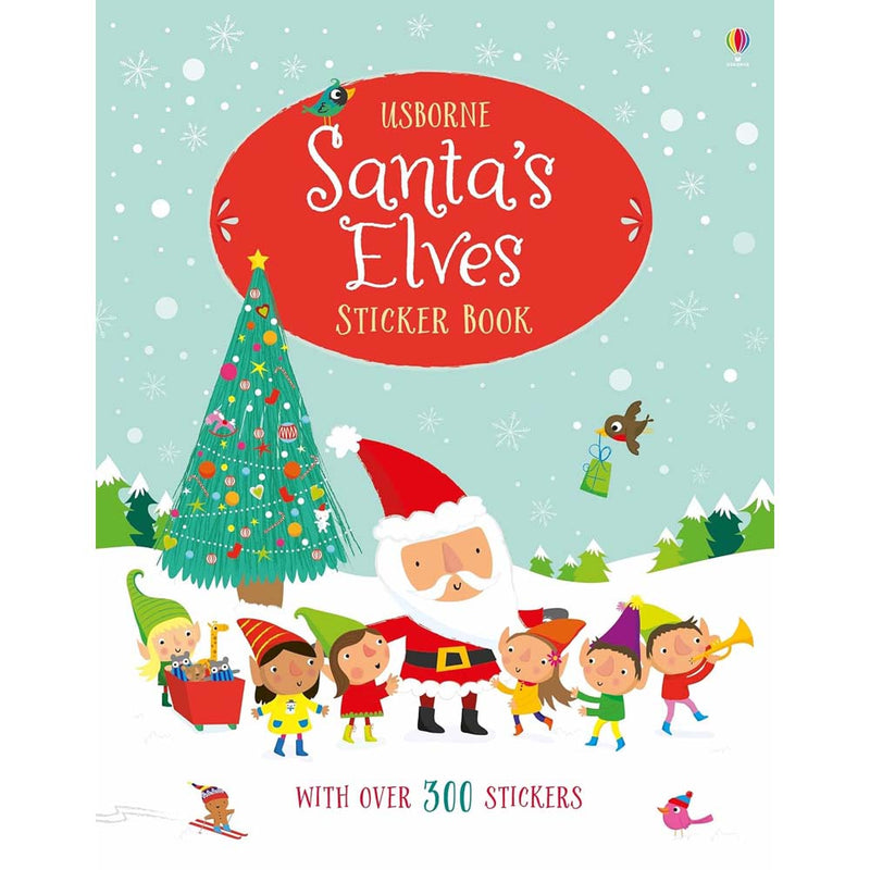 Santa's Elves Sticker Book (Fiona Watt)-Activity: 繪畫貼紙 Drawing & Sticker-買書書 BuyBookBook