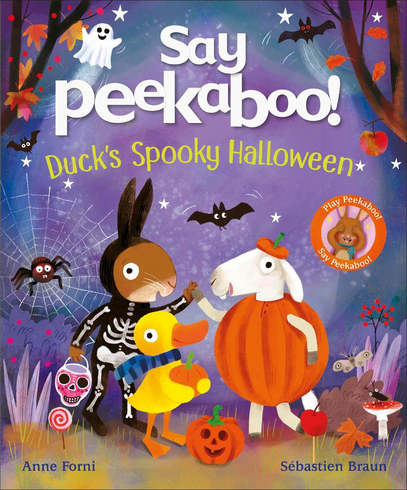 Say Peekaboo! Duck's Spooky Halloween-Children’s / Teenage fiction: Nature and animal stories-買書書 BuyBookBook