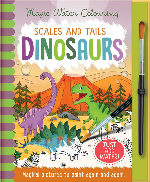 Scales and Tales Dinosaurs (Magic Water Colouring) (Jenny Copper)