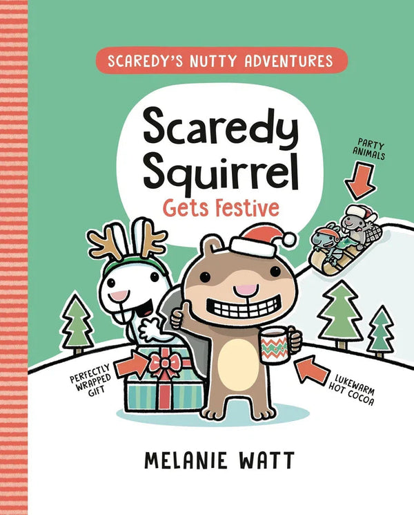 Scaredy Squirrel Gets Festive-Graphic novel / Comic book / Manga: Humorous-買書書 BuyBookBook