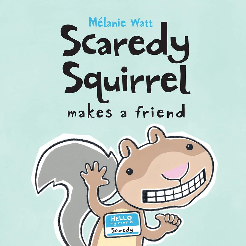 Scaredy Squirrel Makes A Friend (Melanie Watt)-Fiction: 幽默搞笑 Humorous-買書書 BuyBookBook