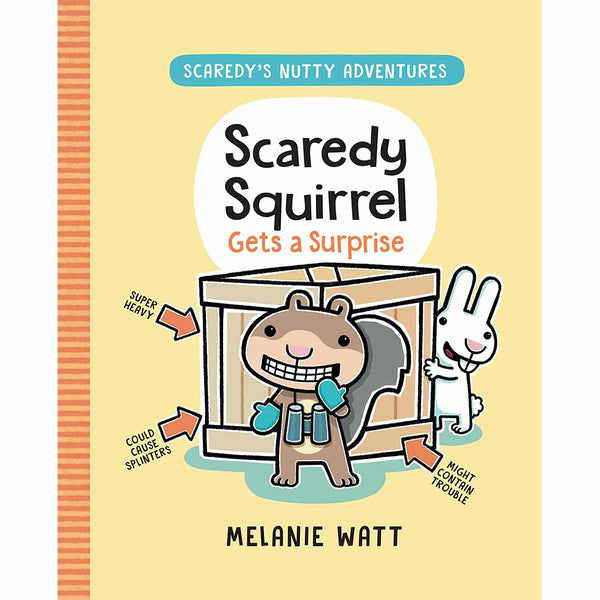 Scaredy Squirrel Gets a Surprise-Fiction: 歷險科幻 Adventure & Science Fiction-買書書 BuyBookBook