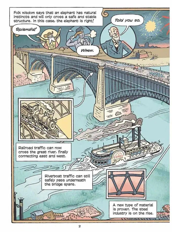 Science Comics- Bridges: Engineering Masterpieces - 買書書 BuyBookBook