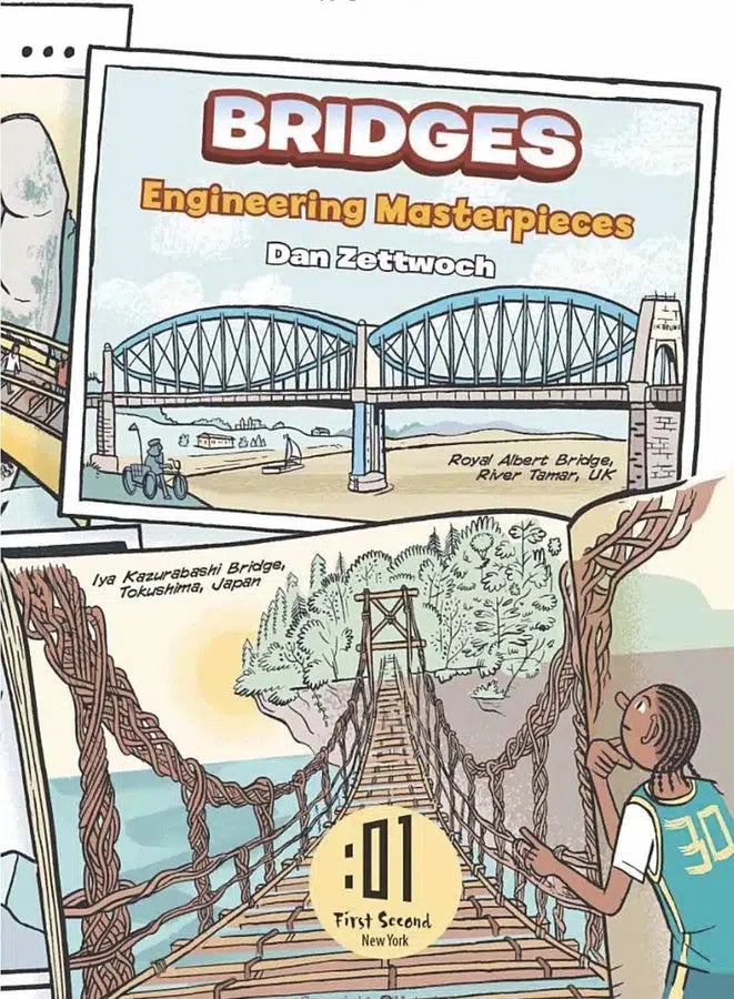 Science Comics- Bridges: Engineering Masterpieces - 買書書 BuyBookBook