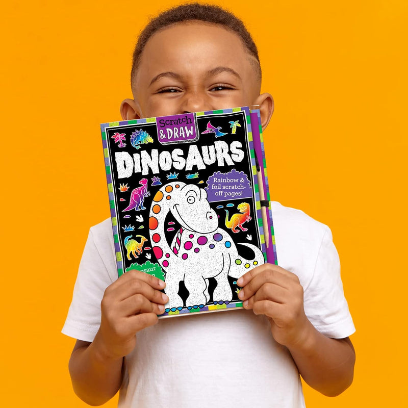 Scratch & Draw Dinosaurs (Scratch Art Activity Book) (Nat Lambert)