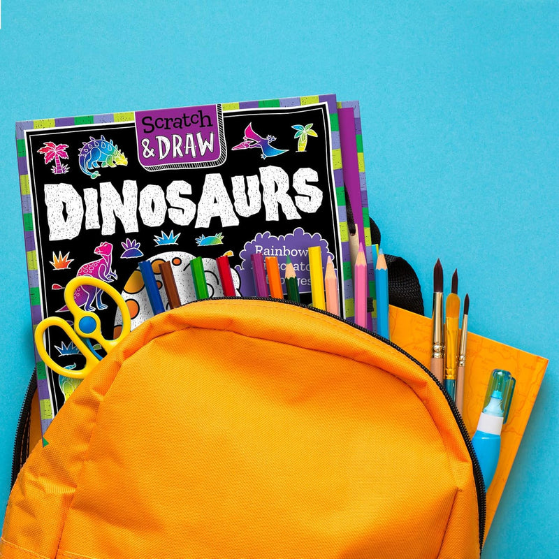 Scratch & Draw Dinosaurs (Scratch Art Activity Book) (Nat Lambert)