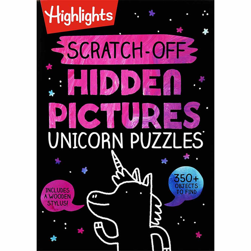 Scratch-Off Hidden Pictures Unicorn Puzzles (Highlights Scratch-Off Activity Books)-Activity: 益智解謎 Puzzle & Quiz-買書書 BuyBookBook