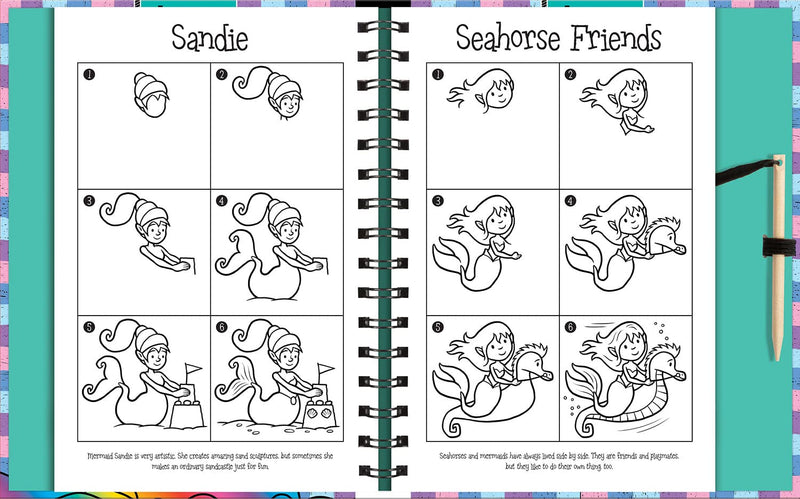 Scratch and Draw Mermaids (Scratch Art Activity Book) (Connie Isaacs)