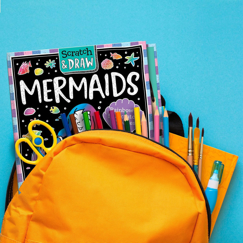 Scratch and Draw Mermaids (Scratch Art Activity Book) (Connie Isaacs)