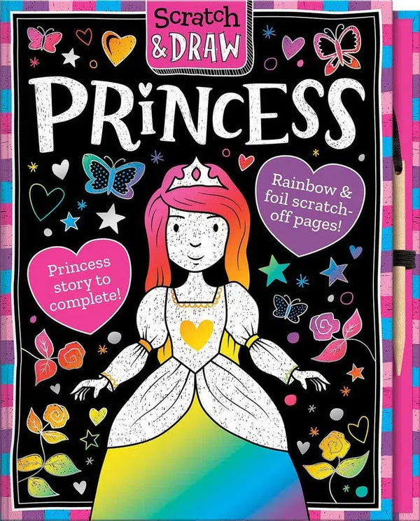 Scratch and Draw Princess (Scratch Art Activity Book) (Nat Lambert)