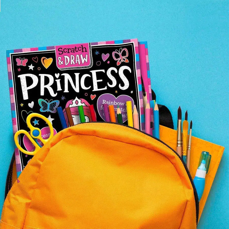 Scratch and Draw Princess (Scratch Art Activity Book) (Nat Lambert)