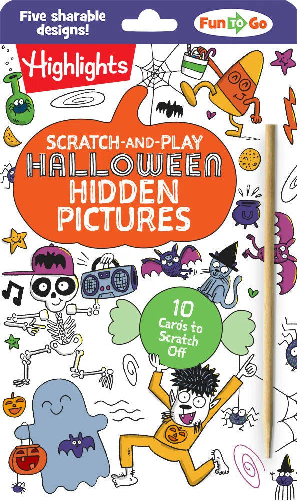 Scratch-and-Play Halloween Hidden Pictures-Children’s / Teenage general interest: Celebrations, holidays, festivals and special events-買書書 BuyBookBook