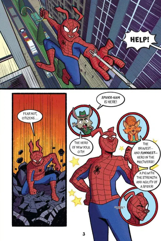 Great Power, No Responsibility (Spider-Ham Original Graphic Novel)-Fiction: 歷險科幻 Adventure & Science Fiction-買書書 BuyBookBook