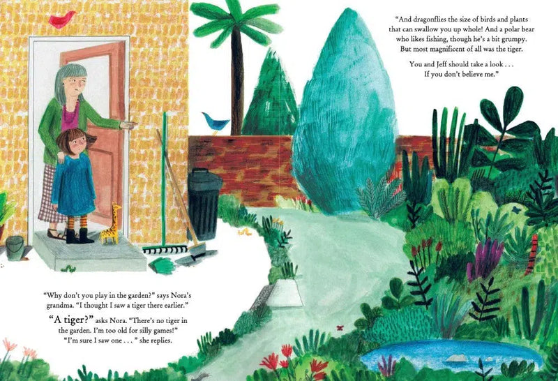 There's a Tiger in the Garden (Lizzy Stewart)-Fiction: 兒童繪本 Picture Books-買書書 BuyBookBook