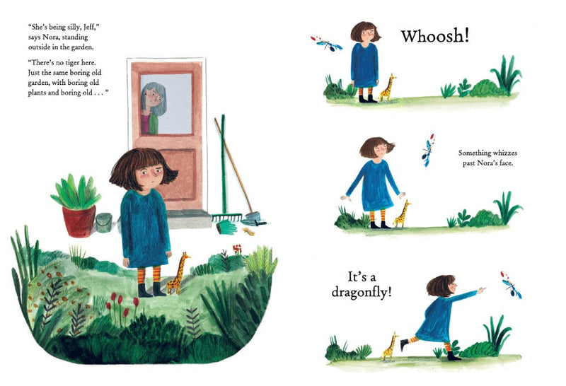 There's a Tiger in the Garden (Lizzy Stewart)-Fiction: 兒童繪本 Picture Books-買書書 BuyBookBook