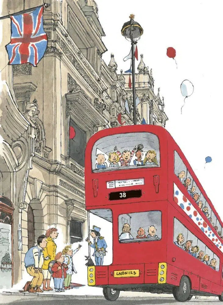 All Aboard the London Bus (Patricia Toht)-Fiction: 兒童繪本 Picture Books-買書書 BuyBookBook
