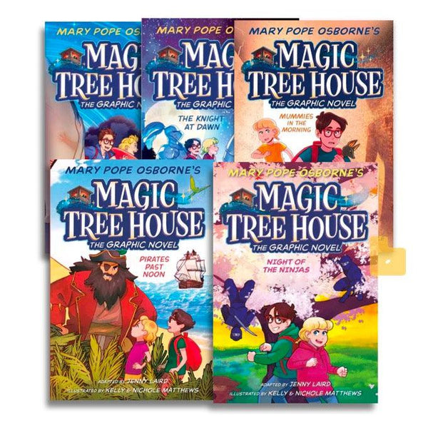 Magic Tree House Graphic Novels Bundle-Fiction: 經典傳統 Classic & Traditional-買書書 BuyBookBook