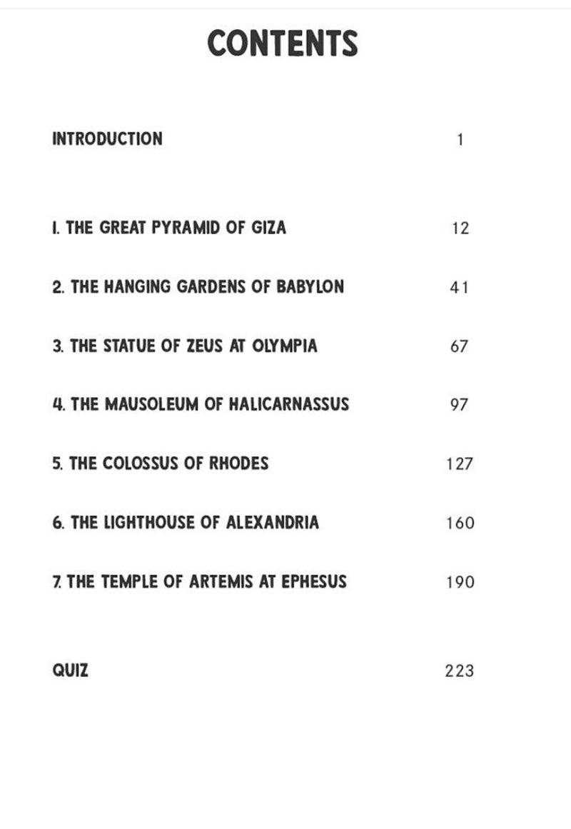 The Seven Wonders of the Ancient World