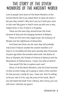 The Seven Wonders of the Ancient World