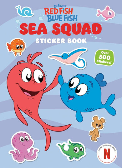 Sea Squad Sticker Book (Dr. Seuss's Red Fish Blue Fish)-Children’s interactive and activity books and kits-買書書 BuyBookBook