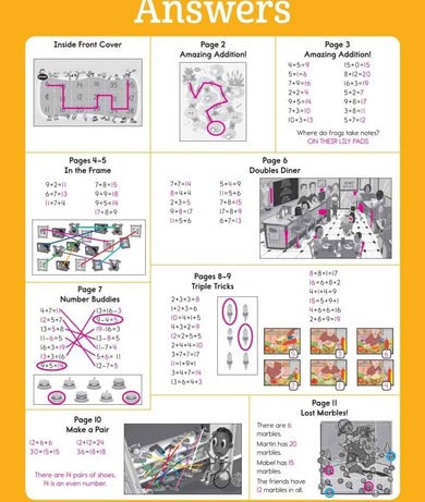 Second Grade Addition Learning Fun Workbook (Highlights)-Activity: 益智解謎 Puzzle & Quiz-買書書 BuyBookBook