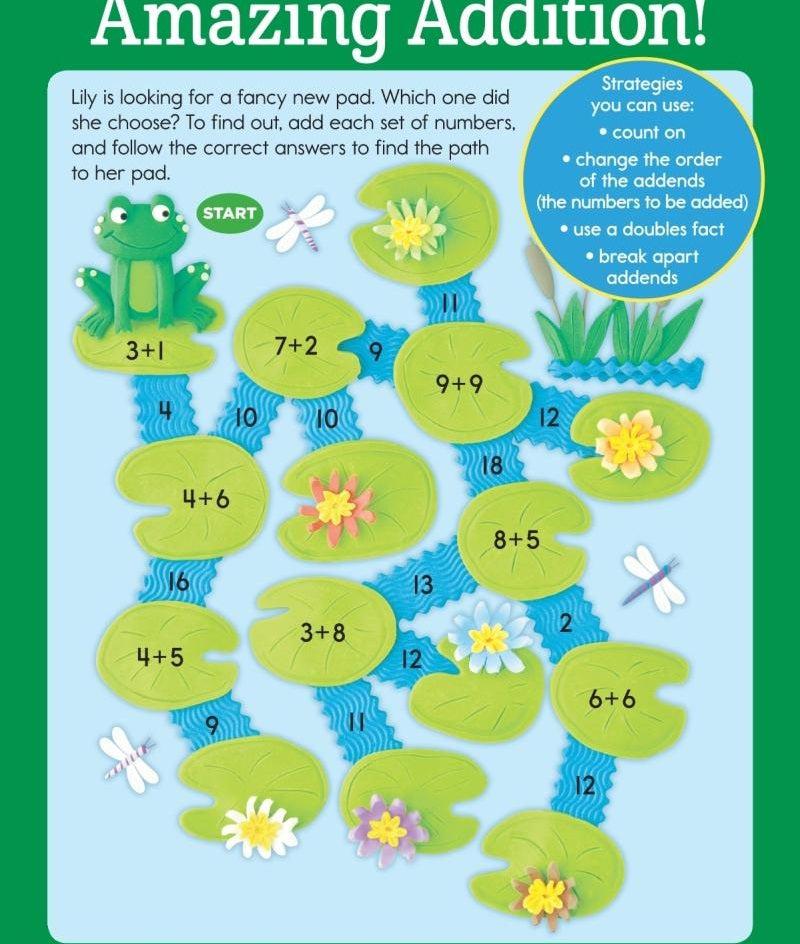 Second Grade Addition Learning Fun Workbook (Highlights)-Activity: 益智解謎 Puzzle & Quiz-買書書 BuyBookBook