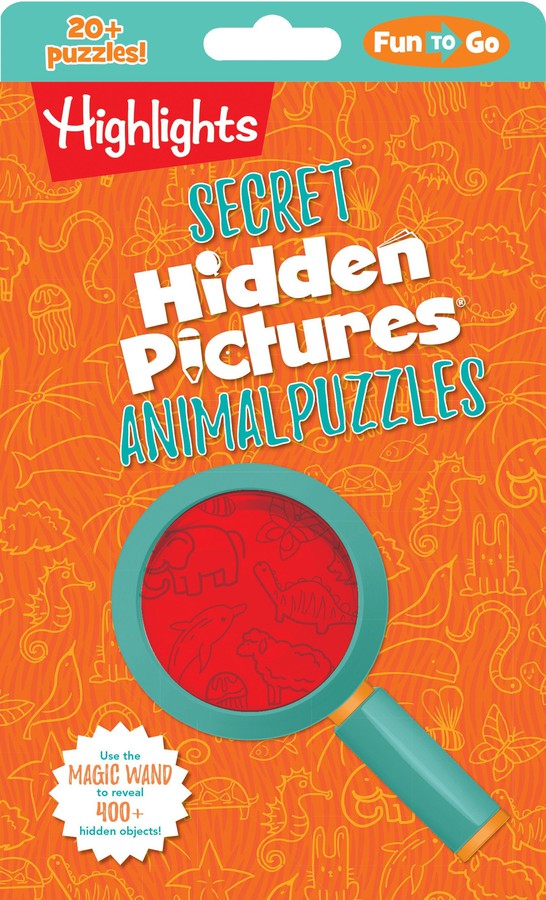 Secret Hidden Pictures® Animal Puzzles-Children’s / Teenage general interest: Hobbies/ quizzes/ toys and games-買書書 BuyBookBook