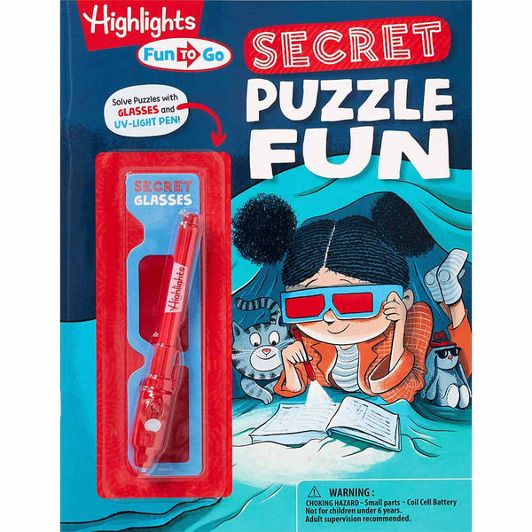 Secret Puzzle Fun (Highlights)-Activity: 益智解謎 Puzzle & Quiz-買書書 BuyBookBook