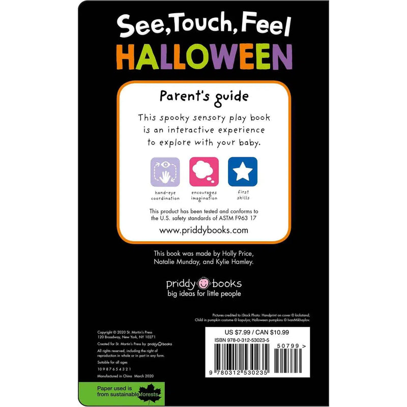 See, Touch, Feel - Halloween (Board book) Priddy