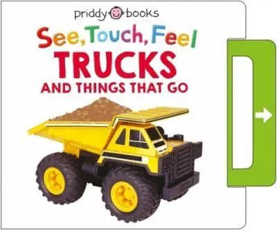 See, Touch, Feel: Trucks and Things That Go-Children’s interactive and activity books and kits-買書書 BuyBookBook