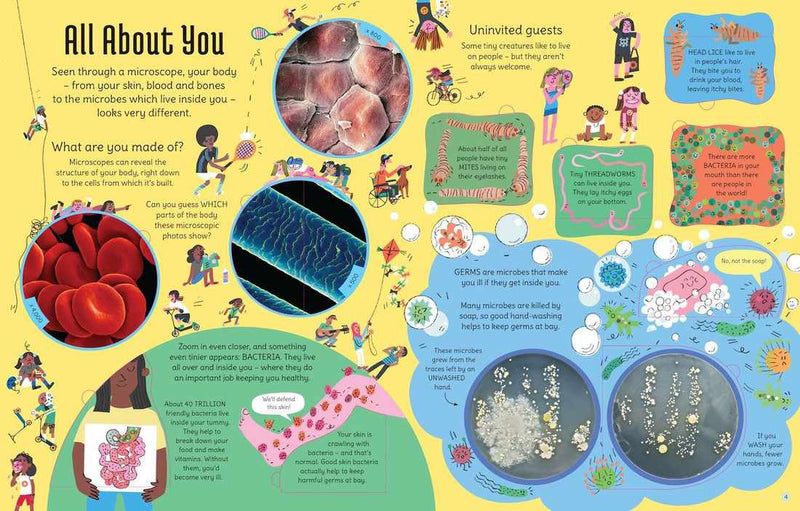 See inside Microscopic World Usborne