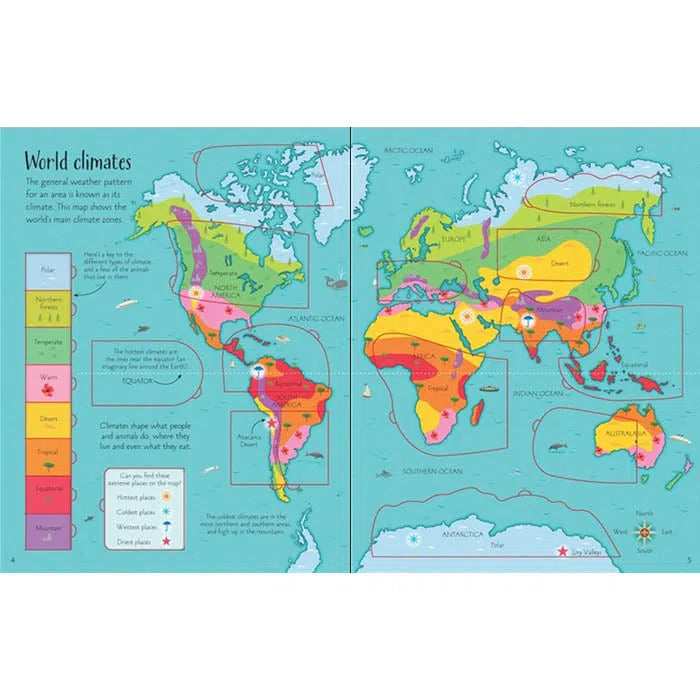 See inside Weather and Climate Usborne