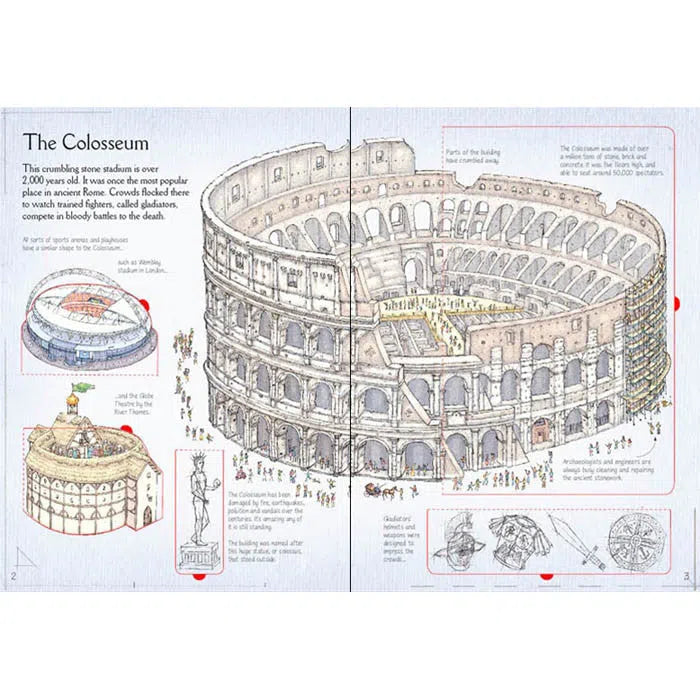 See inside famous buildings Usborne