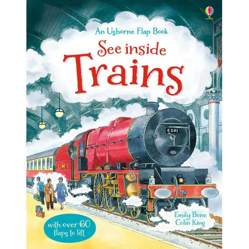 See inside Trains Usborne