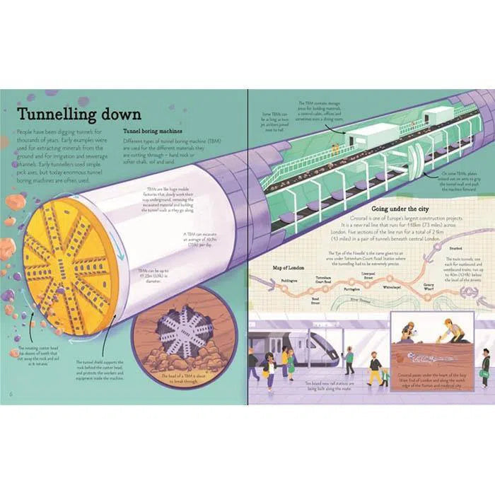 See inside bridges, towers and tunnels Usborne