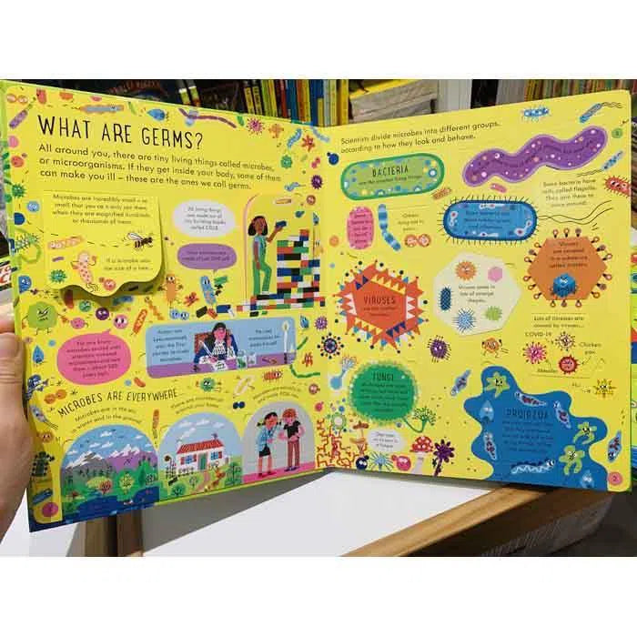 See inside Germs Usborne