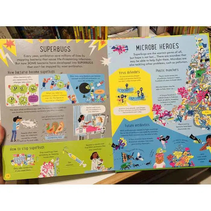 See inside Germs Usborne