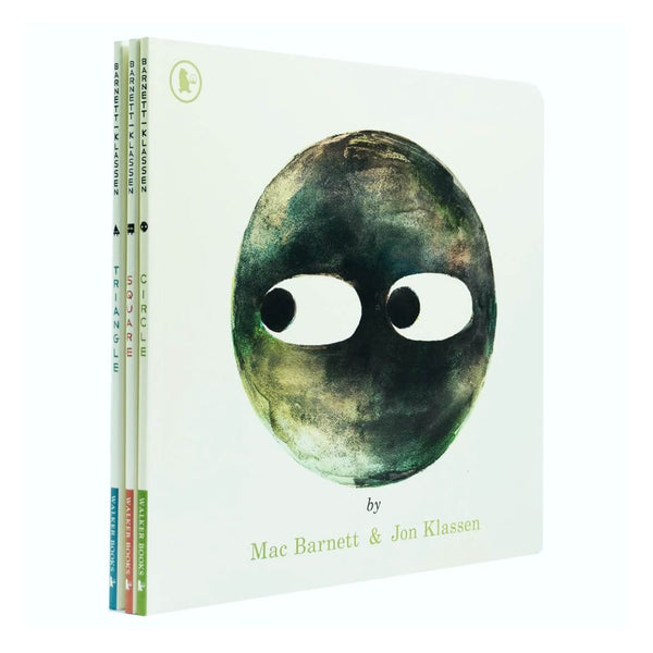 Shape Trilogy Bundle (Circle, Square, Triangle)(Mac Barnett)(Jon Klassen)-Fiction: 兒童繪本 Picture Books-買書書 BuyBookBook