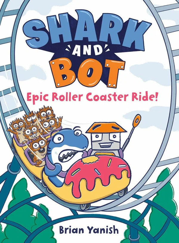 Shark and Bot #4: Epic Roller Coaster Ride!-Graphic novel / Comic book / Manga: genres-買書書 BuyBookBook