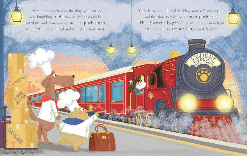 Shifty McGifty and Slippery Sam - Train Trouble (Tracey Corderoy) (Paperback with QR Code)(Nosy Crow)-Fiction: 兒童繪本 Picture Books-買書書 BuyBookBook