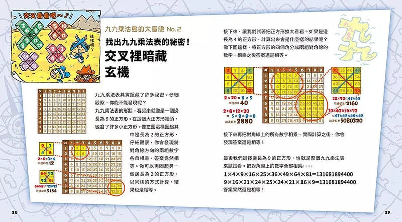 數字驚奇大冒險 全套3冊：1.計算的魔法、2.倍數的趣味、3.幾何的祕密-非故事: 電腦數學 Computer & Maths-買書書 BuyBookBook