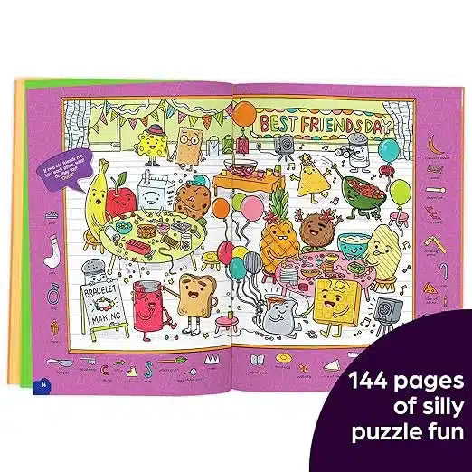 Silliest Hidden Pictures Puzzles Ever-Children’s interactive and activity books and kits-買書書 BuyBookBook