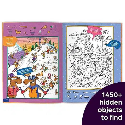 Silliest Hidden Pictures Puzzles Ever-Children’s interactive and activity books and kits-買書書 BuyBookBook