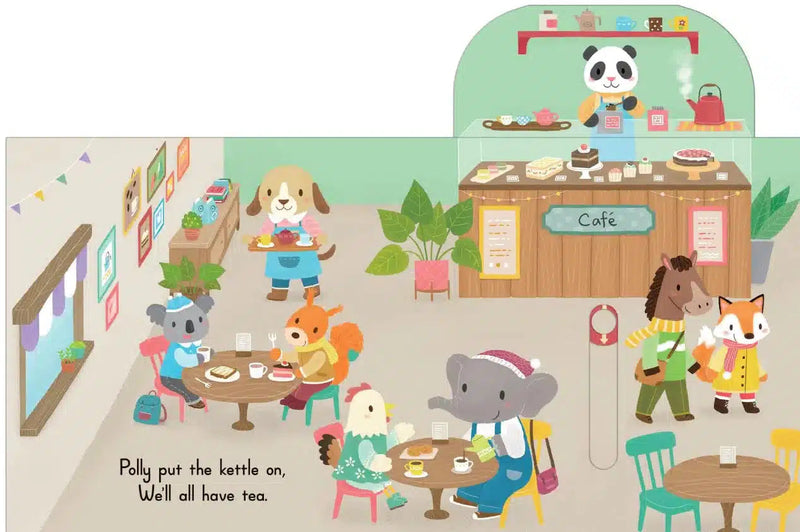 Sing Along With Me! Polly Put the Kettle On (Board book with QR Code)(Nosy Crow) (Yu-hsuan Huang)-Nonfiction: 學前基礎 Preschool Basics-買書書 BuyBookBook